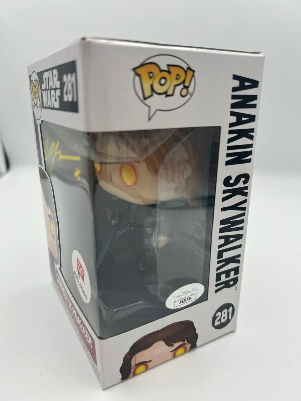 Anakin Skywalker - #281 - Funko Pop! - Star Wars - Signed by Hayden Christensen - Walgreen Exclusive