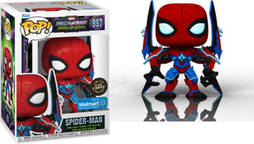 Spider-Man- #997 - Funko Pop! - Marvel - Mech Strike Monster Hunters - Chase - Walmart Exclusive