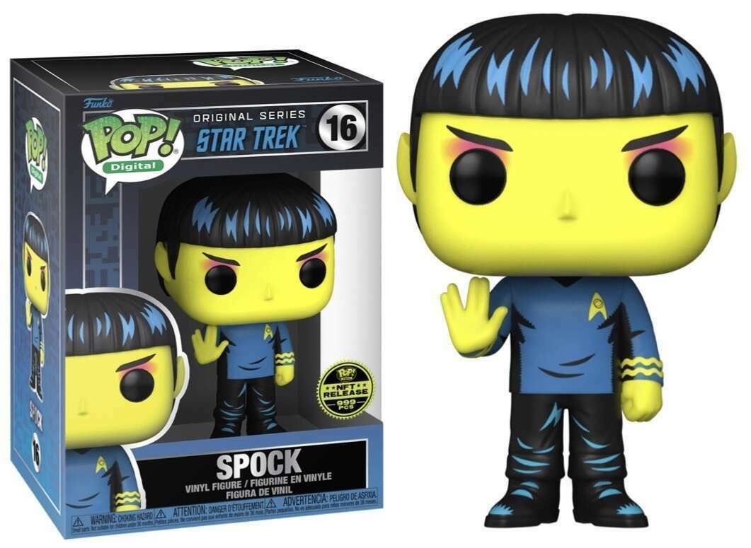 Spock - #16 - Funko Pop! - Digital - Star Trek - Release 999 Pcs