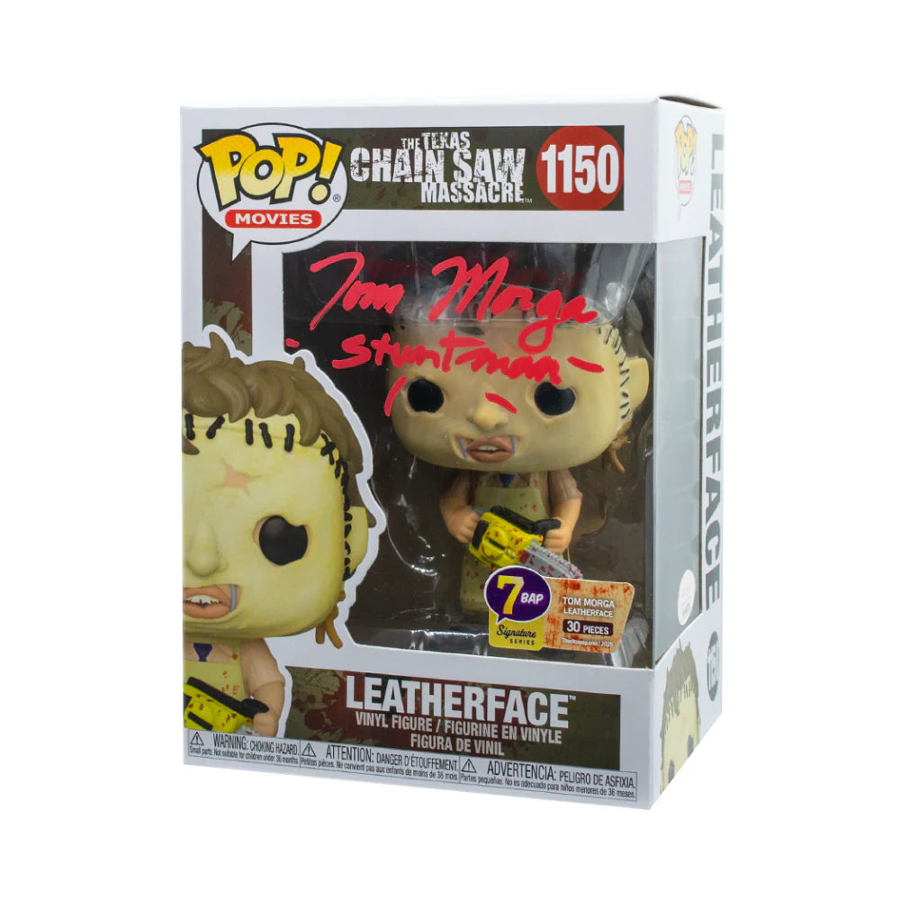 Leather Face - #1150 - Funko Pop! - Movies - Signed By Tom Morga - 7BAP 30 PCS