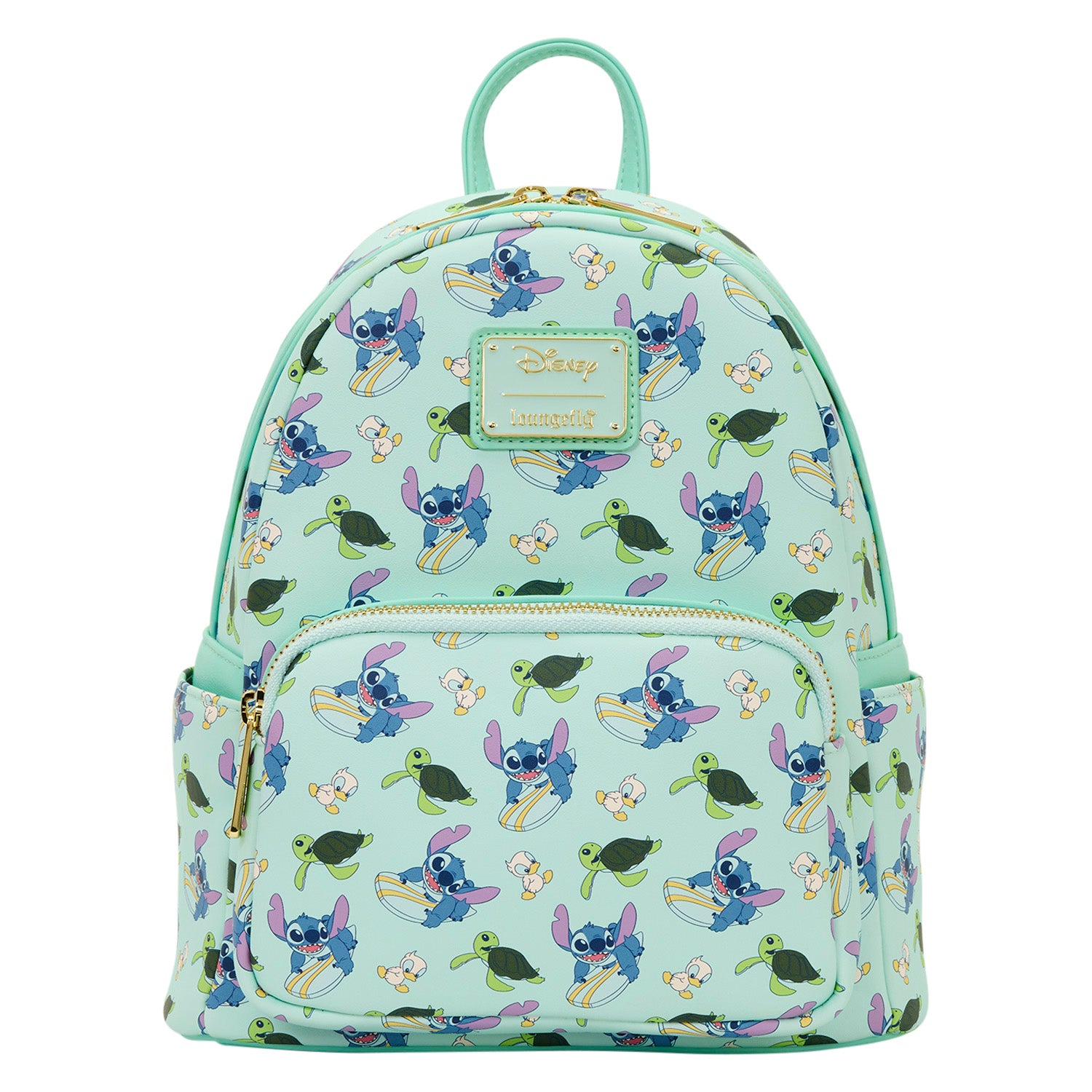 Disney AOP Stitch and Duck Backpack - Loungefly