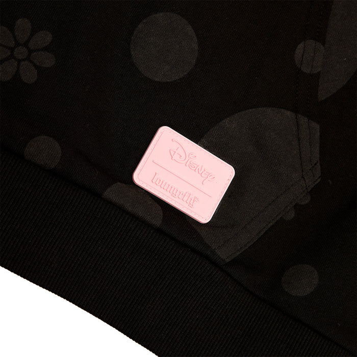 Minnie Rocks The Dots Floral Unisex Hoodie - Disney - Loungefly