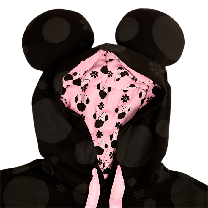 Minnie Rocks The Dots Floral Unisex Hoodie - Disney - Loungefly