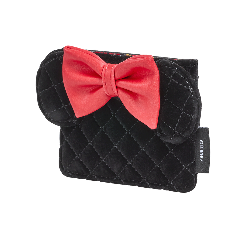 Minnie Mouse Quilted Velvet Cardholder - Loungefly