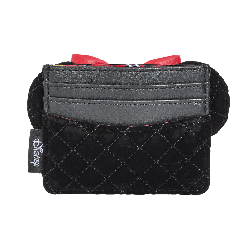 Minnie Mouse Quilted Velvet Cardholder - Loungefly