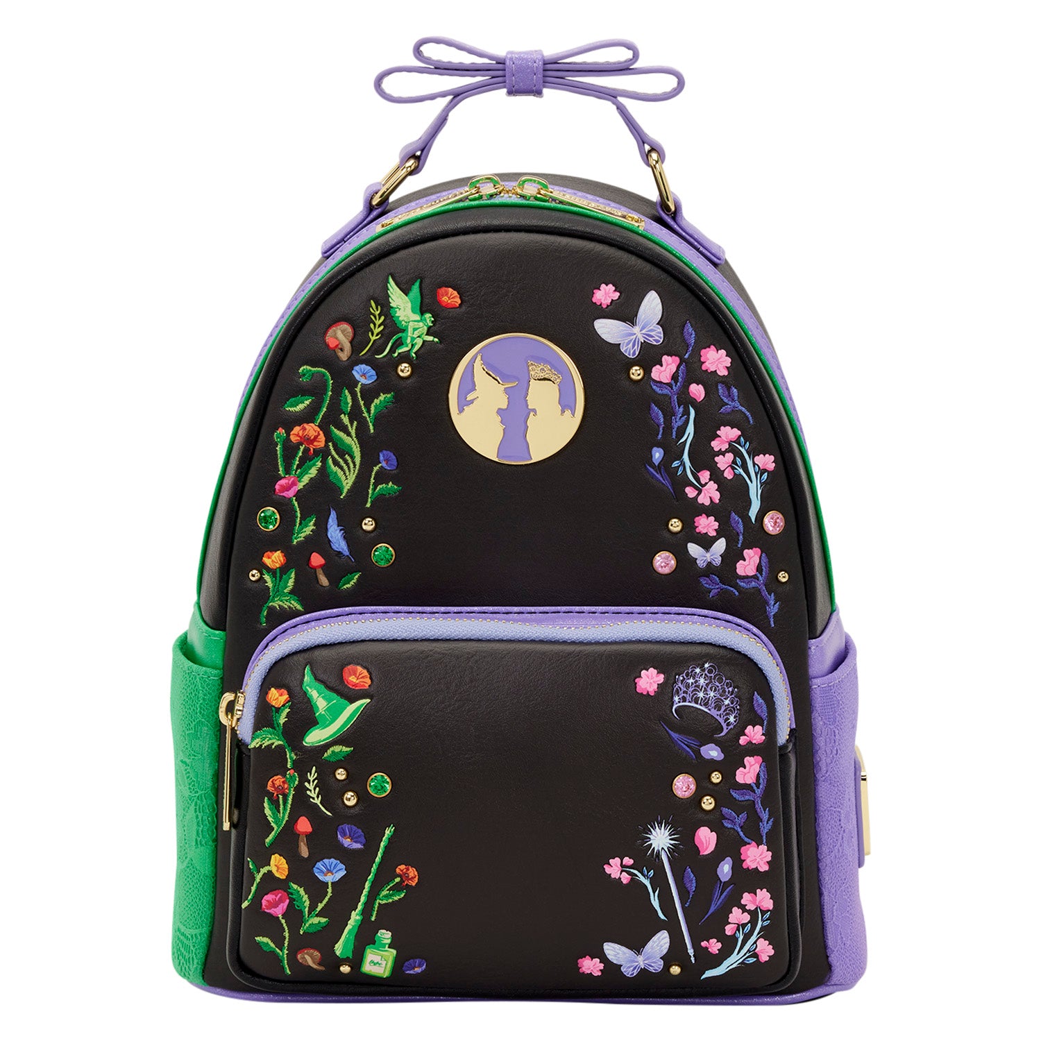 Universal Wicked Floral and Lace Mini Backpack - Loungefly