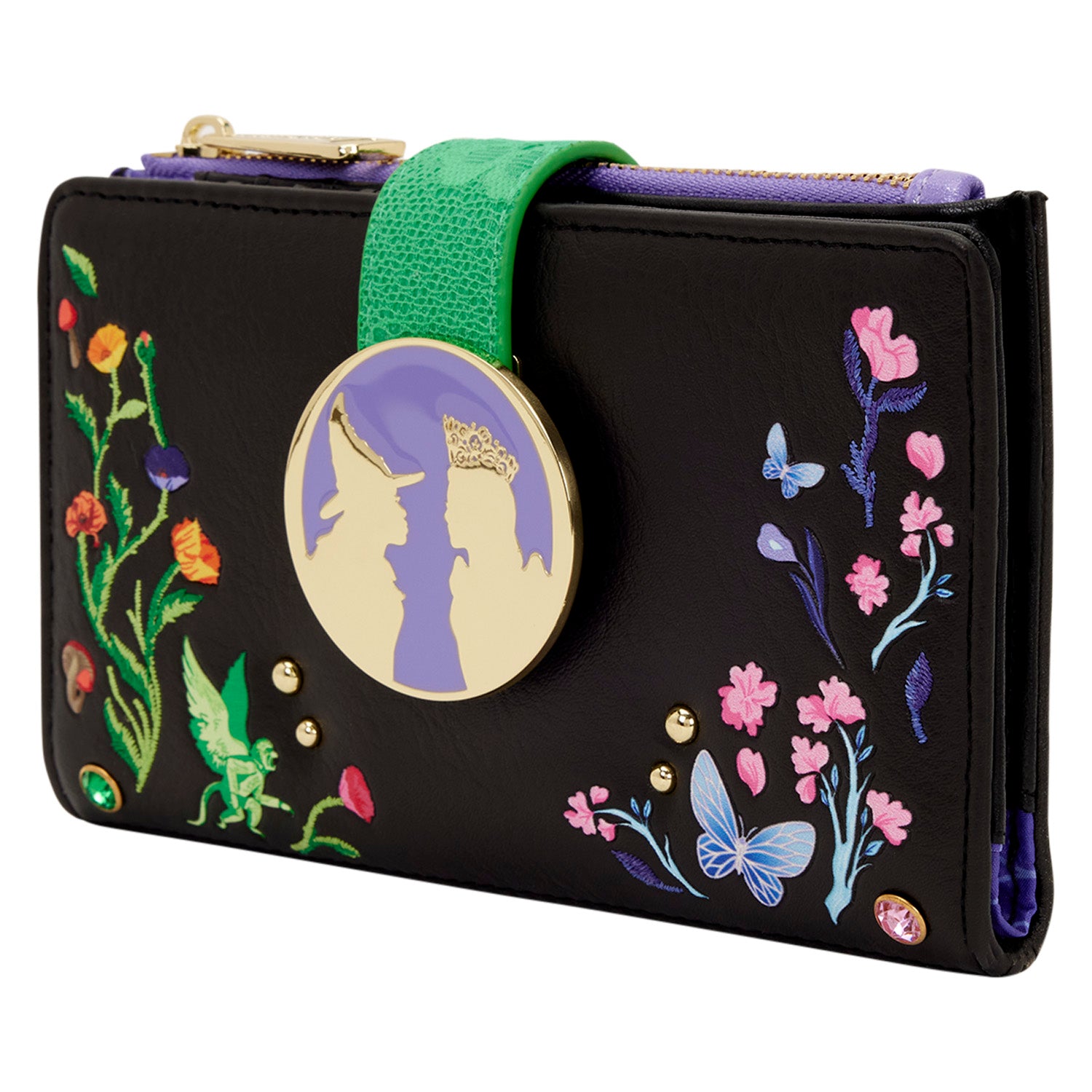 Universal Wicked Floral and Lace Wallet - Loungefly