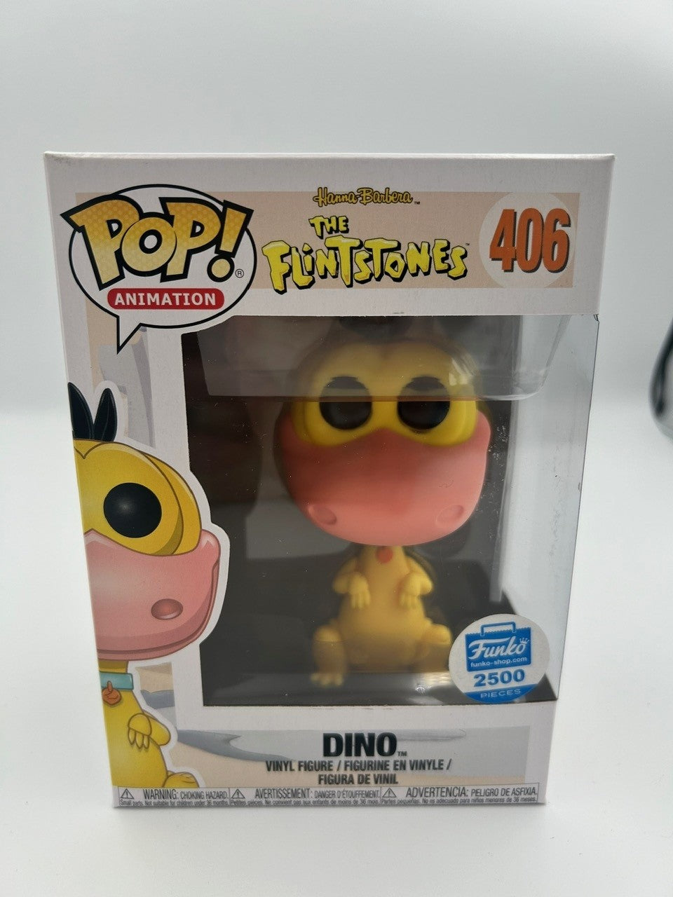 Dino (Yellow) - #406 - Funko Pop! - Animation - The Flintstones - Funko Exclusive