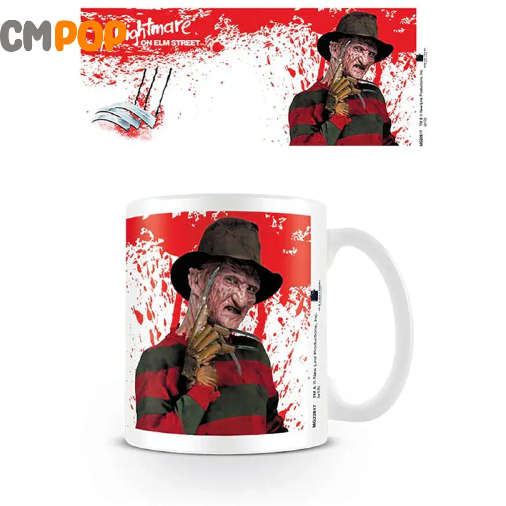 A Nightmare On Elm Street (Freddy Krueger) 11Oz/315Ml White Ceramic Mug Mug