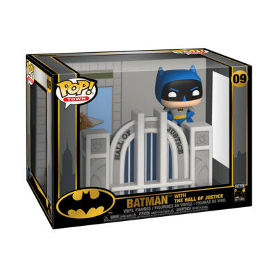 Funko Pop Town Batman 80th - Hall Of Justice W/ Batman #09