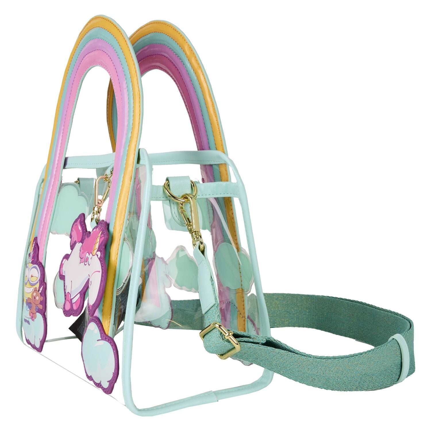 Universal Minions Fluffy Unicorn Tote - Loungefly