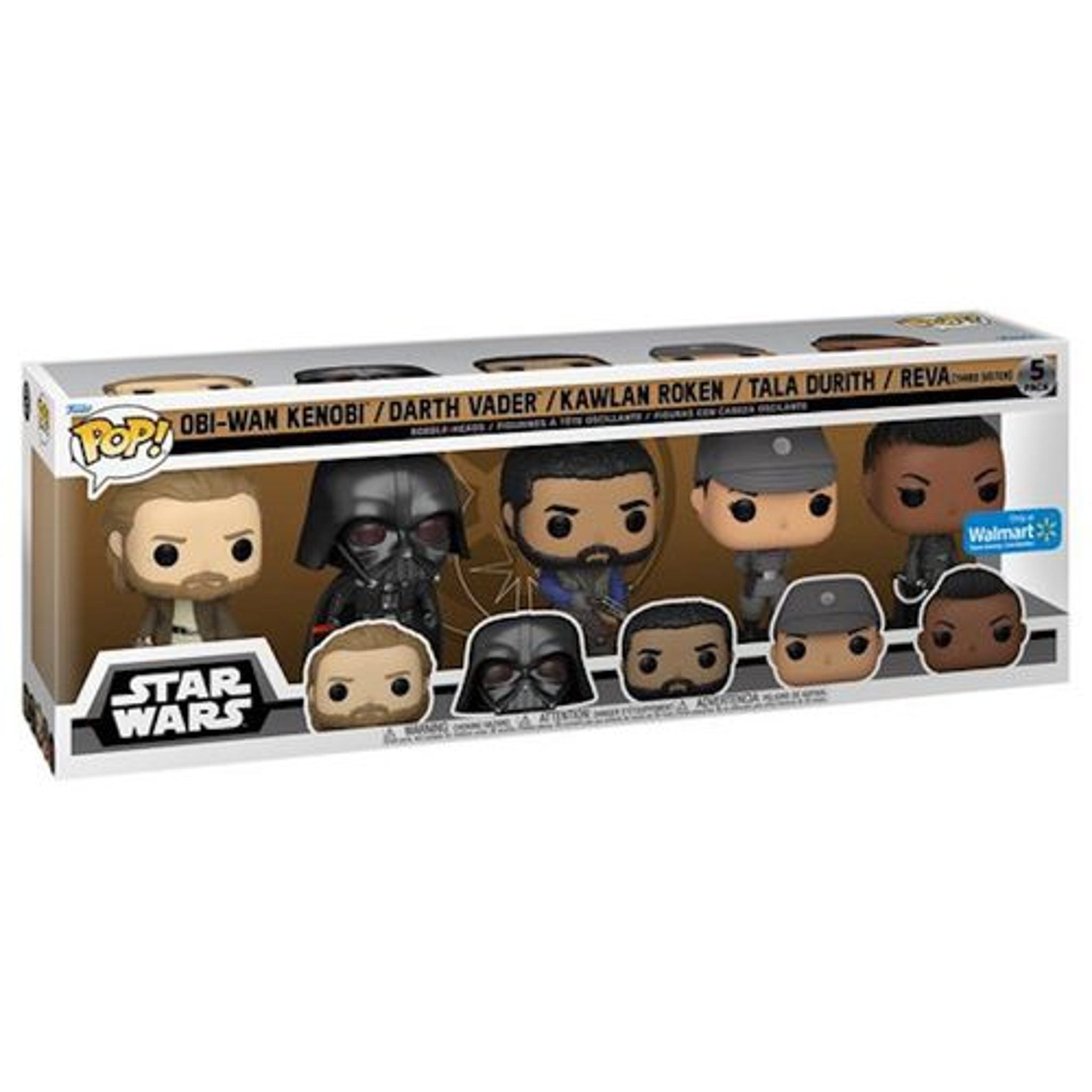 Star Wars Obi-Wan Kenobi - Funko Pop! 5-Pack Bobblehead Figure (Walmart Exclusive)