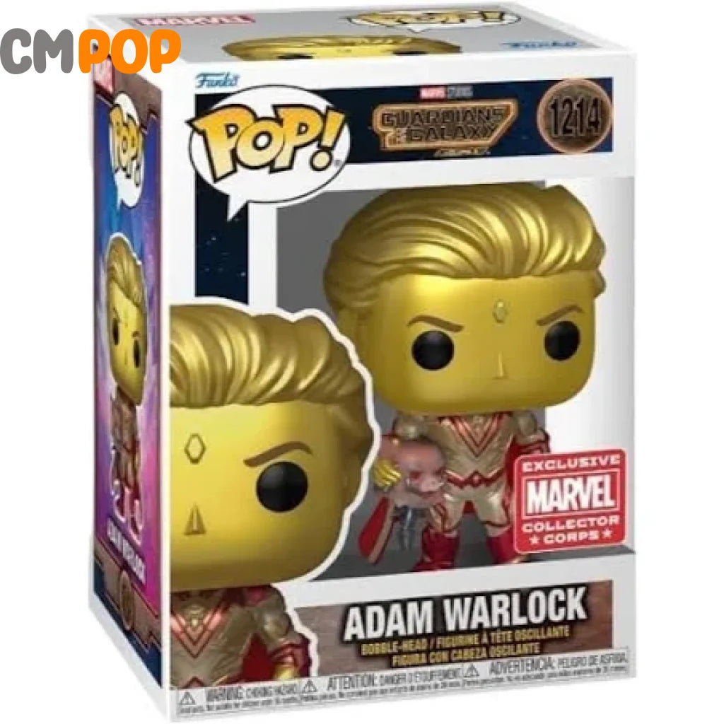 Adam Warlock- #1214 - Funko Pop! Marvel Guardians Of The Galaxy Exclusive Collector Corps Pop