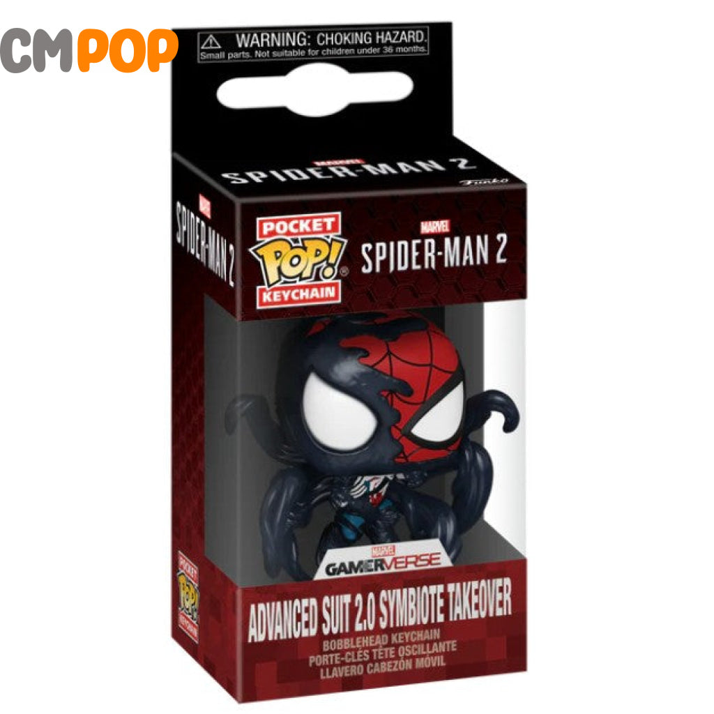 Advance Suit 2.0 Symbiote Takeover - Funko Pop! - Spiderman 2 - Keychain Funko Pop