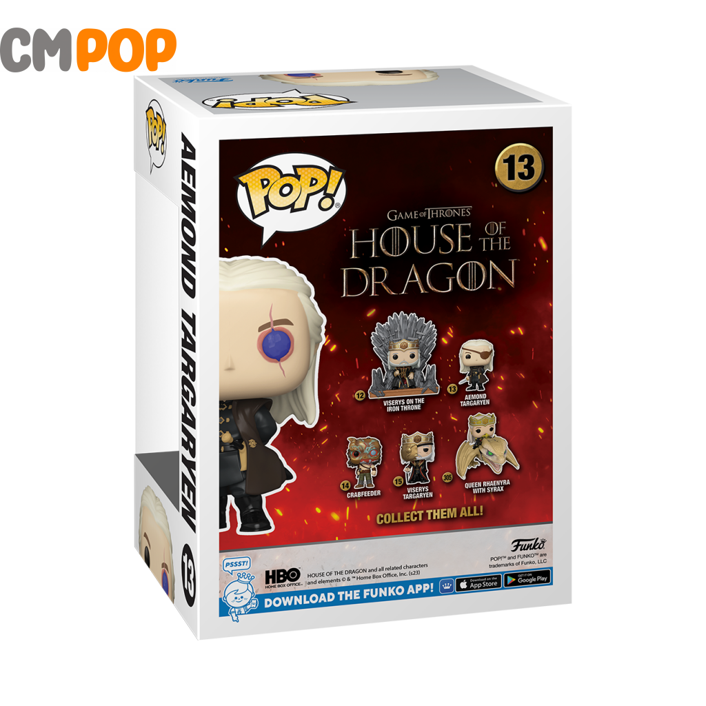 Aemond Targaryen - #13 Funko Pop! House Of The Dragon Chase Exclusive Pop