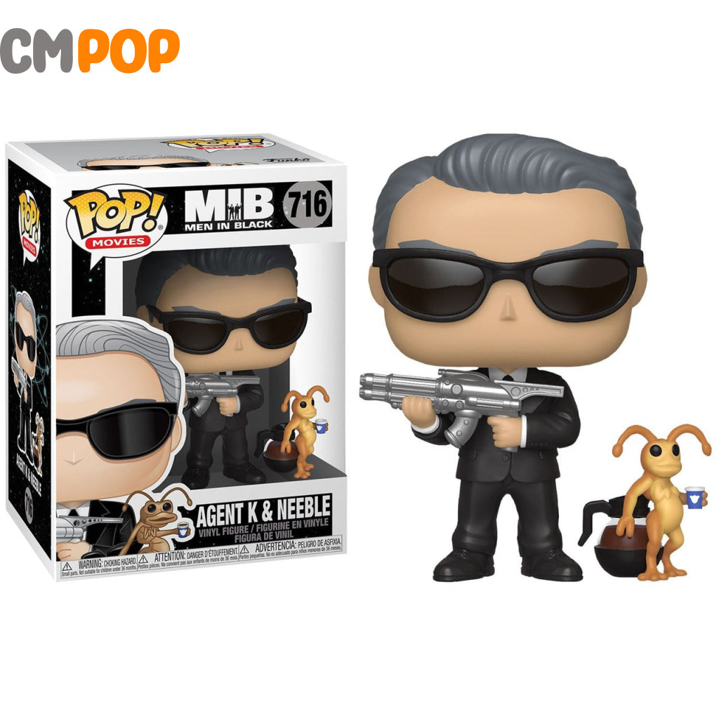 Agent K & Neeble - #716 - Funko Pop! - Movies - Men In Black Funko Pop