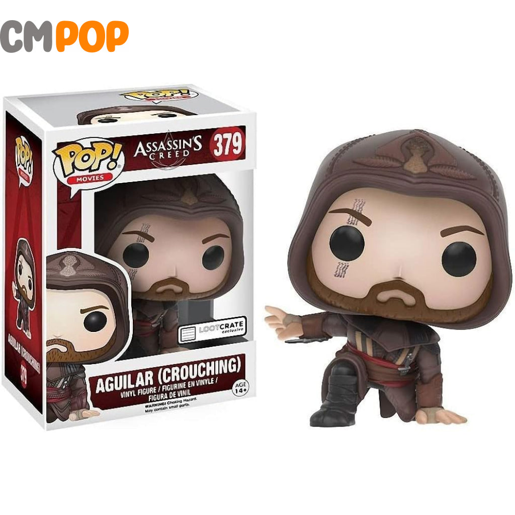 Aguilar (Crouching) - #379 Funko Pop! Movies Assassins Creed Loot Crate Exclusive Pop