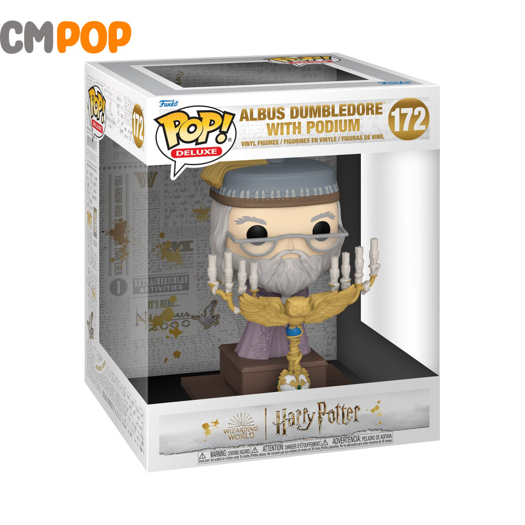 Albus Dumbledore W/ Podium #172 - Funko Pop! - Harry Potter Deluxe Pop