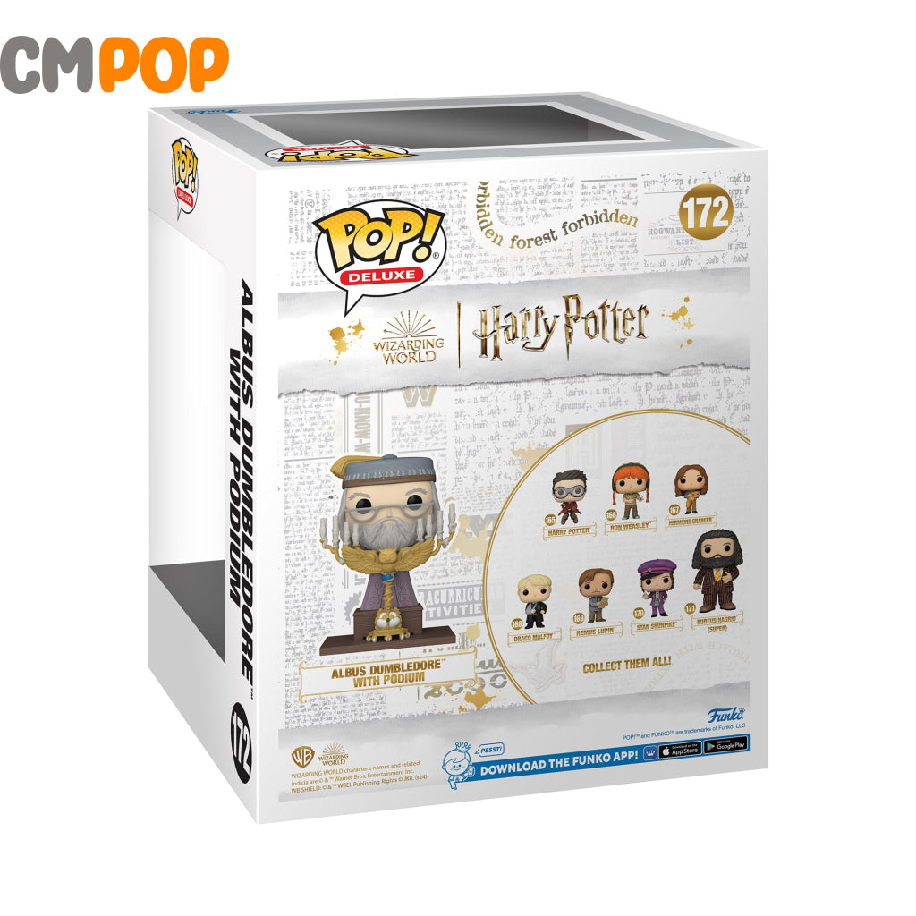 Albus Dumbledore W/ Podium #172 - Funko Pop! - Harry Potter Deluxe Pop