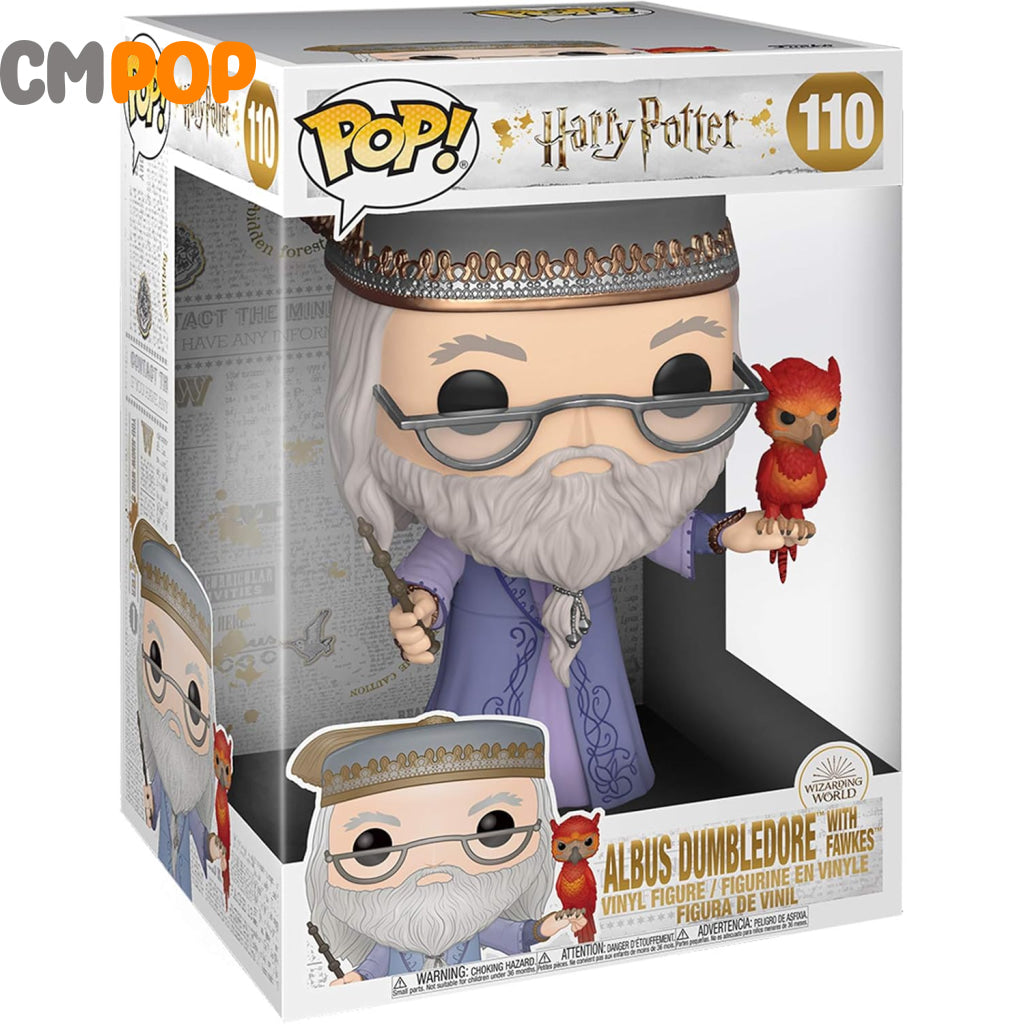 Albus Dumbledore With Fawkes - #110 Funko Pop! Harry Potter Jumbo Pop