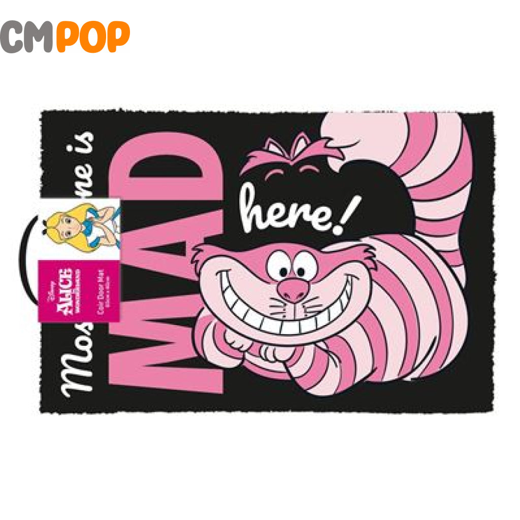Alice In Wonderland - Were all Mad Here - 60 x 40cm Coir Doormat Home