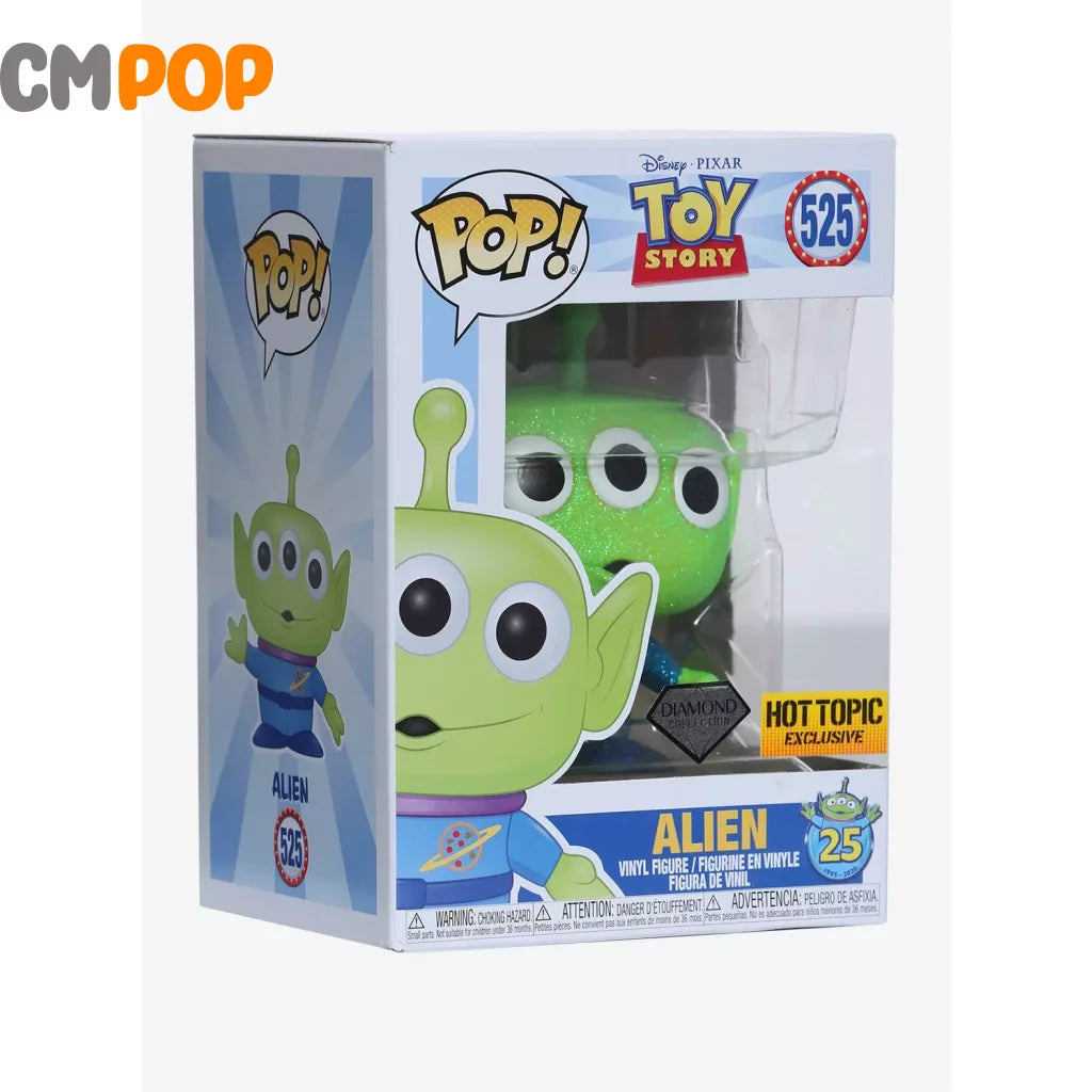Alien - #525 Funko Pop! Disney Toy Story Diamond Collection Hot Topic Exclusive