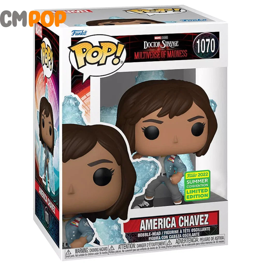 America Chavez - #1070 - Funko Pop! - Marvel - Doctor Strange -2022 Summer Con Exclusive Funko Pop