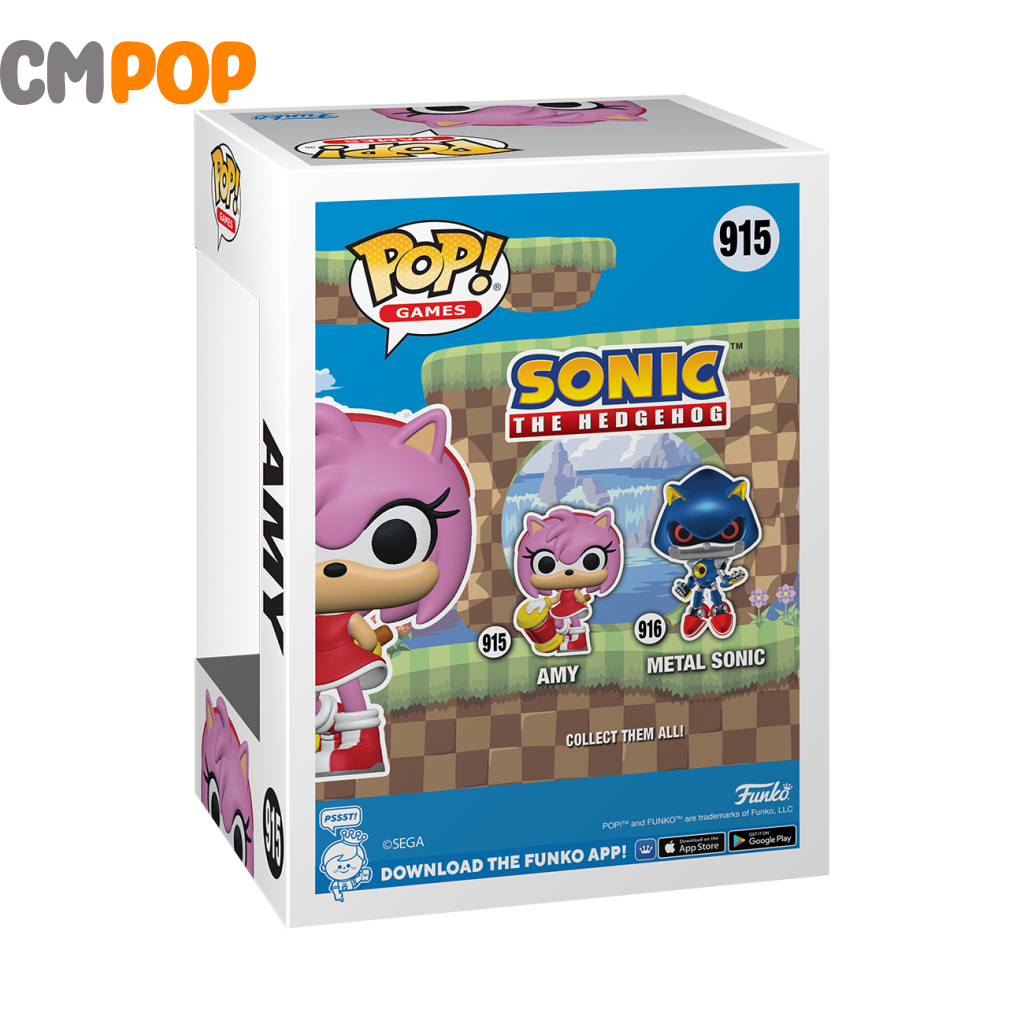 Amy Rose - #915 Funko Pop! Sonic The Hedgehog Pop