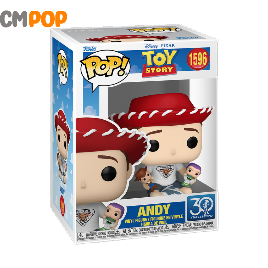 Andy - #1596 - Funko Pop! -Disney - Toy Story - 30th Anniversary Funko Pop