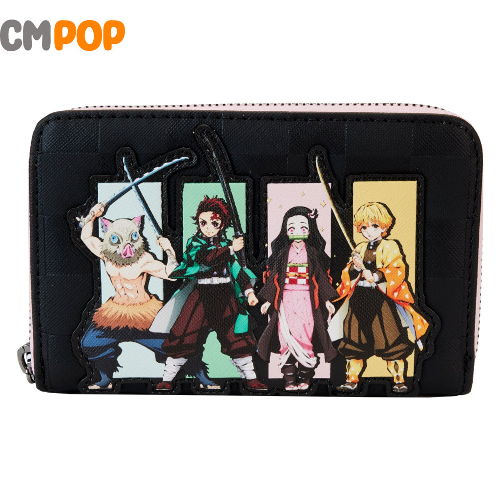 Aniplex Demon Slayer Group Zip Around Wallet - Loungefly