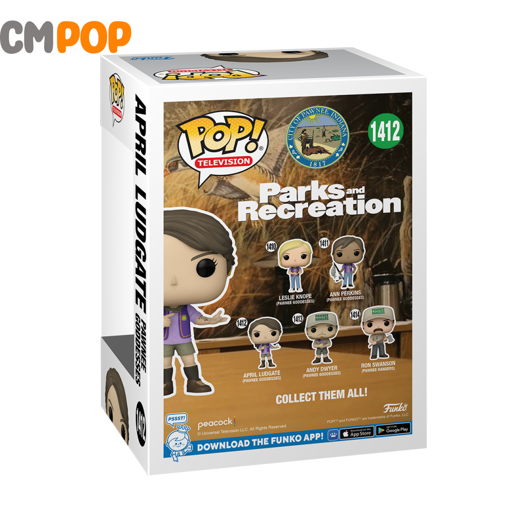 April Ludgate Pawnee Goodness - #1412 Funko Pop! Parks And Rec Pop