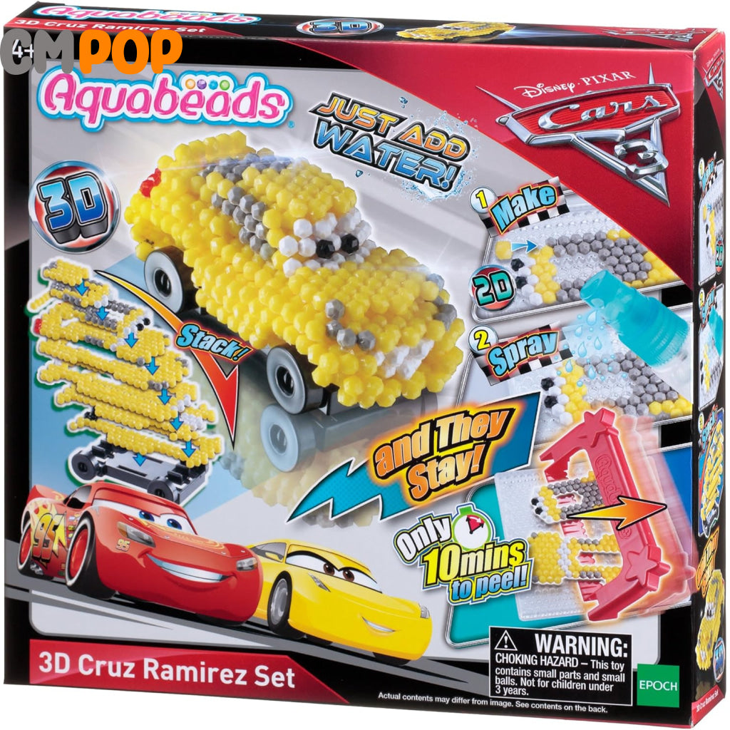 AQUABEADS CARS 3 3D CRUZ RAMIREZ SET Toy