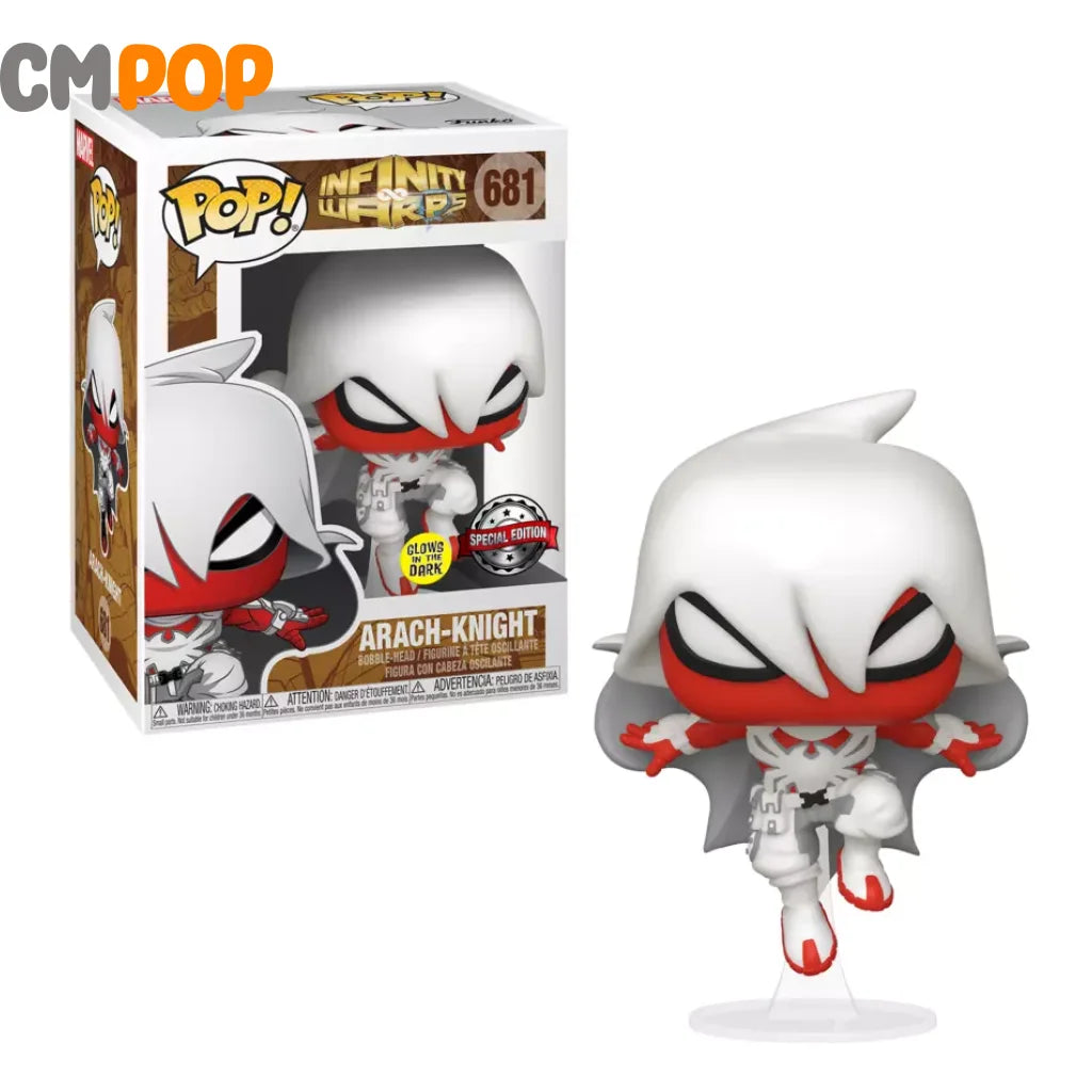 Arachknight - #681 Funko Pop! Marvel Infinity Warps Glows In The Dark Special Edition