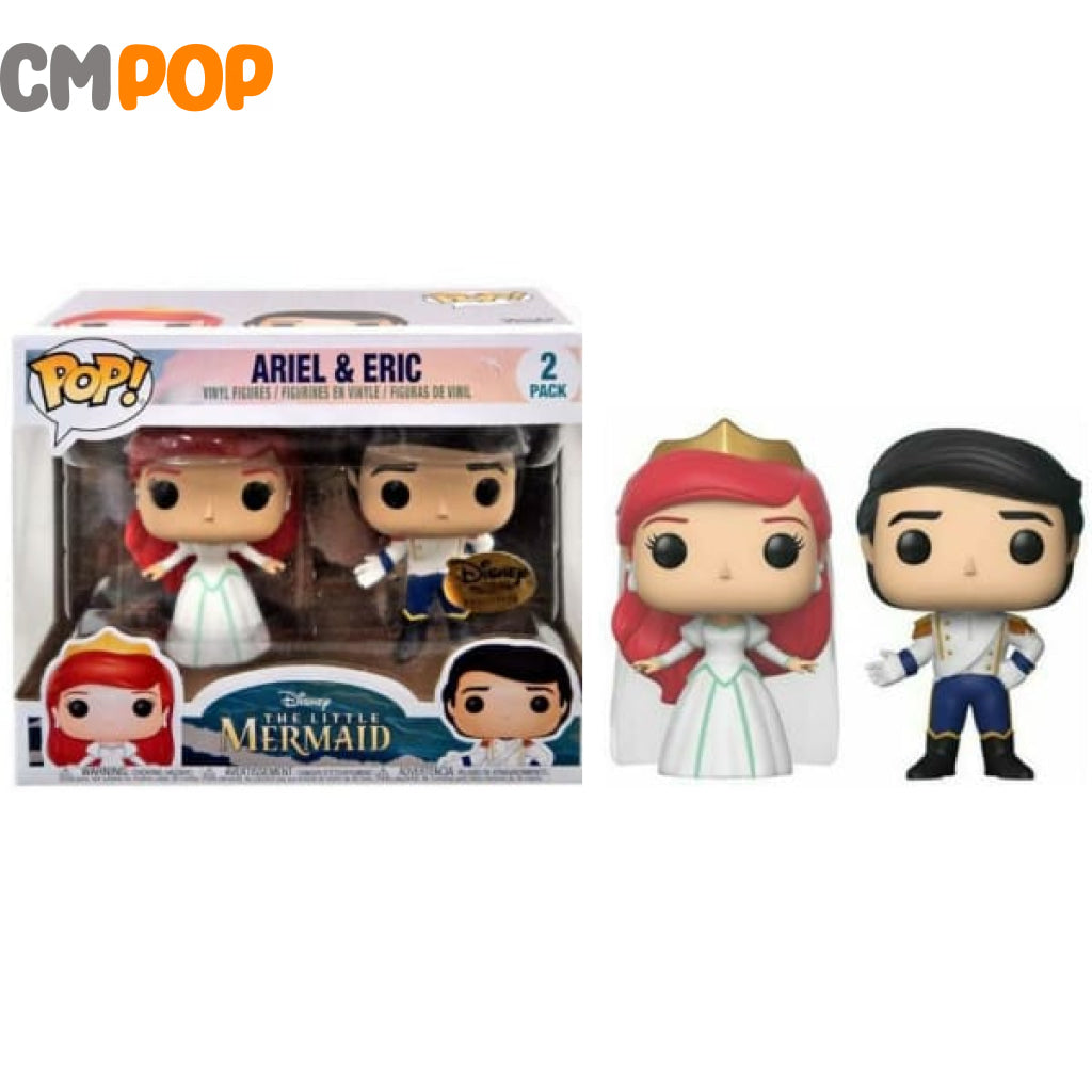 Ariel & Eric - 2 Pack Funko Pop! Disney The Little Mermaid Exclusive Pop