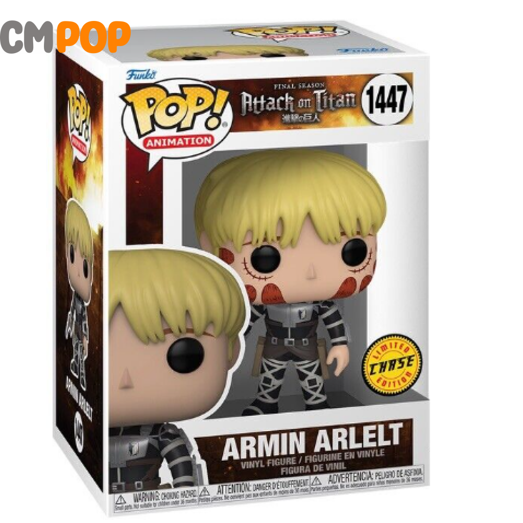 Armin Arelt - #1447 Funko Pop! Attack On Titan Anime Chase Pop