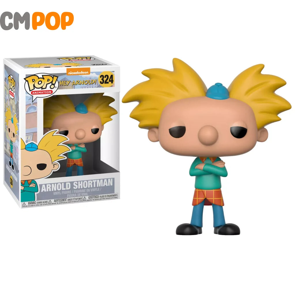 Arnold Shortman - #324 Funko Pop! Animation Nickelodeon Hey Arnold! Pop