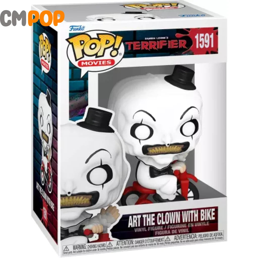 Art The Clown With Bike - #1591 Funko Pop! Terrifier -Movies