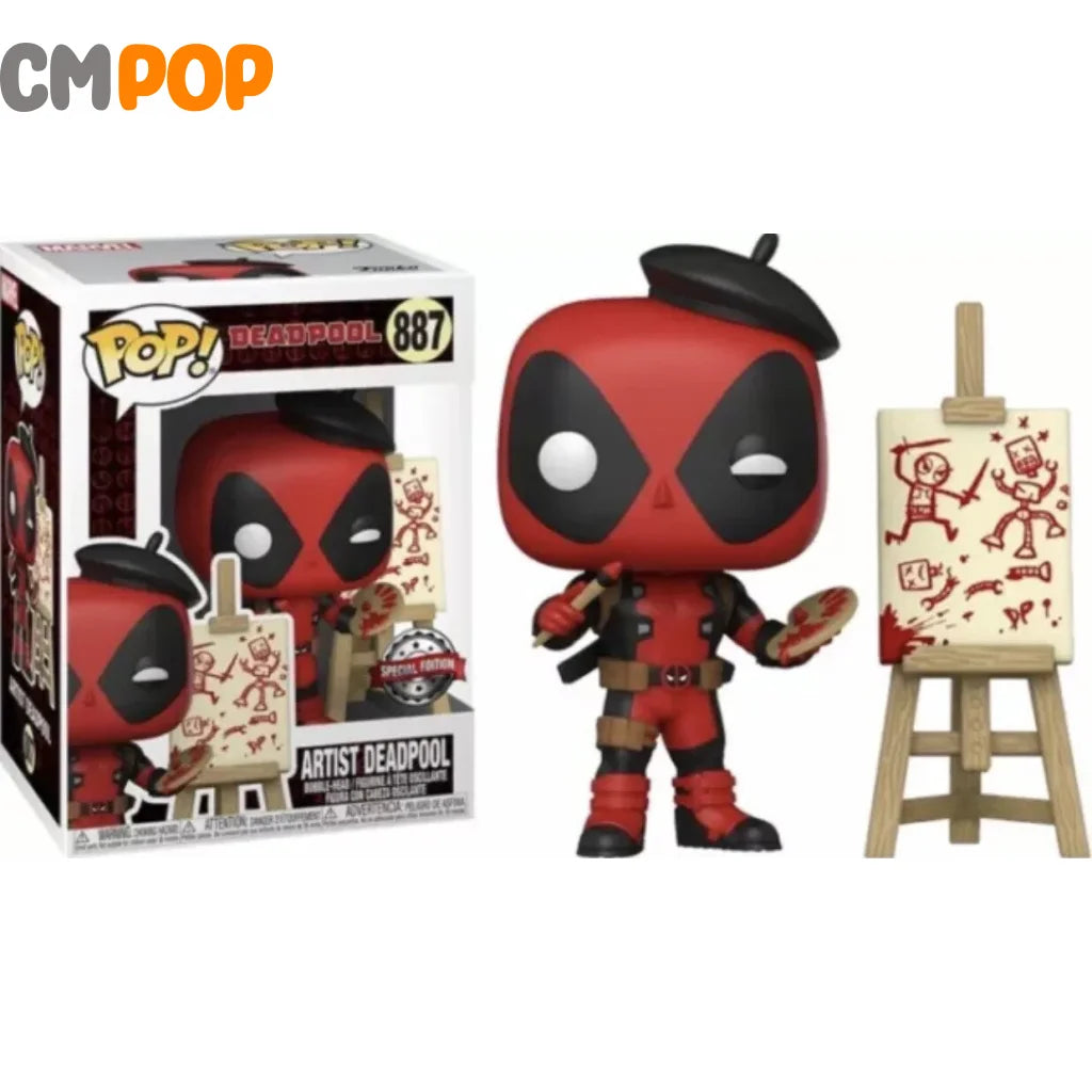 Artist Deadpool - #887 Funko Pop! Special Edition Pop