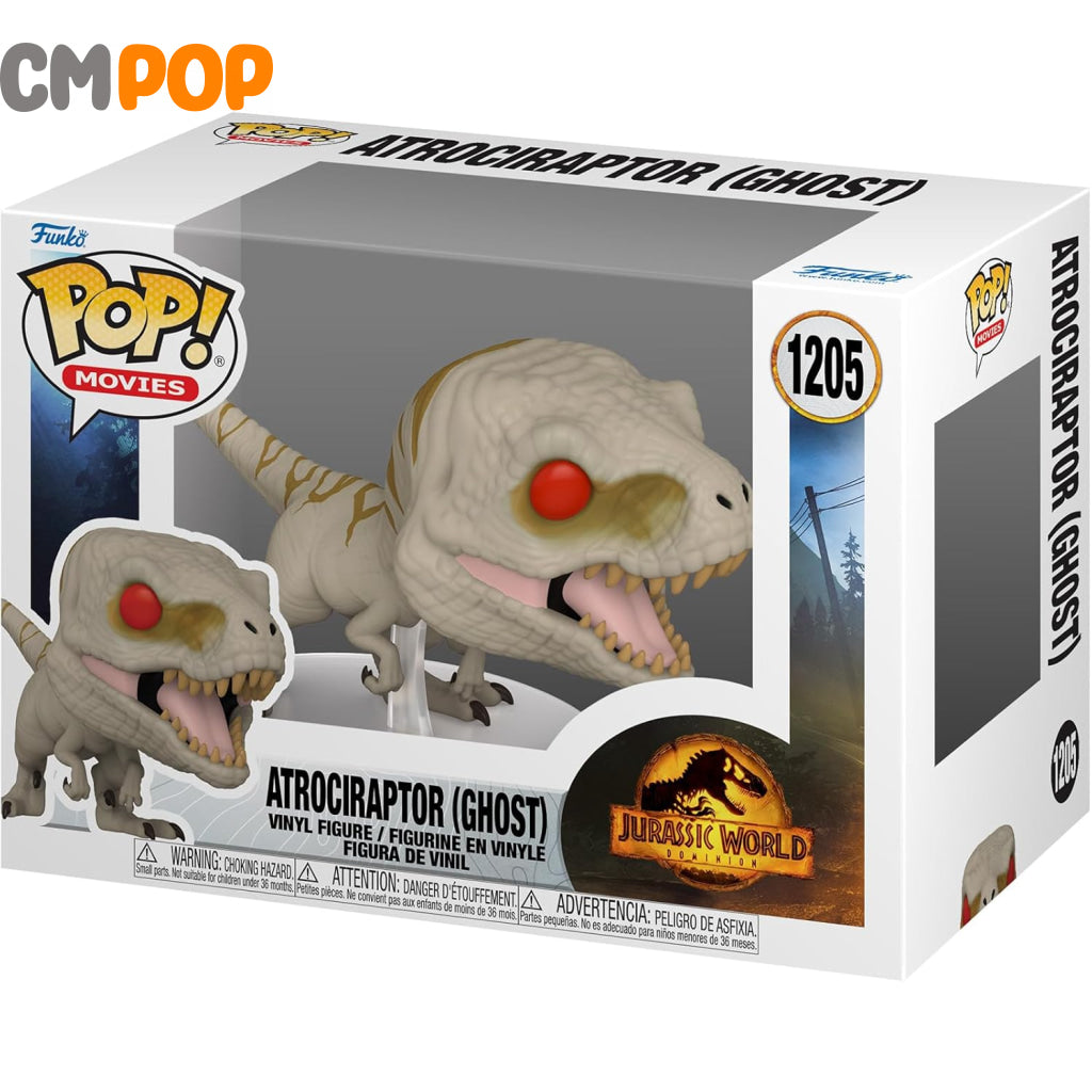 Atrociraptor (Ghost) - #1205 Funko Pop! Movies Jurassic World Pop
