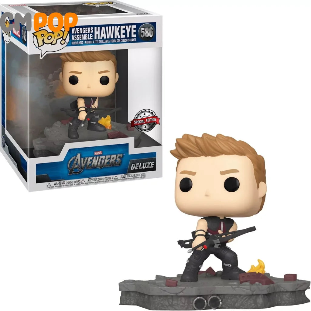 Avengers Assemble: Hawkeye - #586 Funko Pop! Marvel Deluxe Special Edition