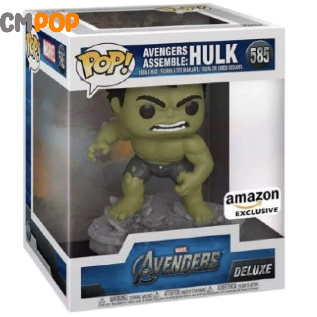 Avengers Assemble: Hulk - #585 Funko Pop! Marvel Deluxe Amazon Exclusive