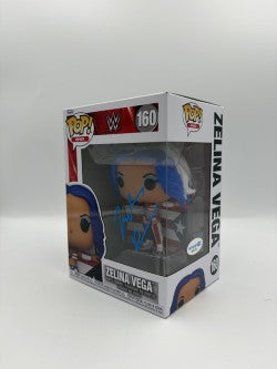 Zelina Vega - #160 - Funko Pop! - WWE- Wrestling - Signed By Zelina Vega - Autographcoa