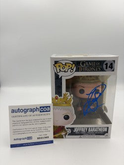 Joffrey Baratheon - #14 - Funko Pop! - Game Of Thrones - Signed By Jack Gleeson - Certified By Autographcoa