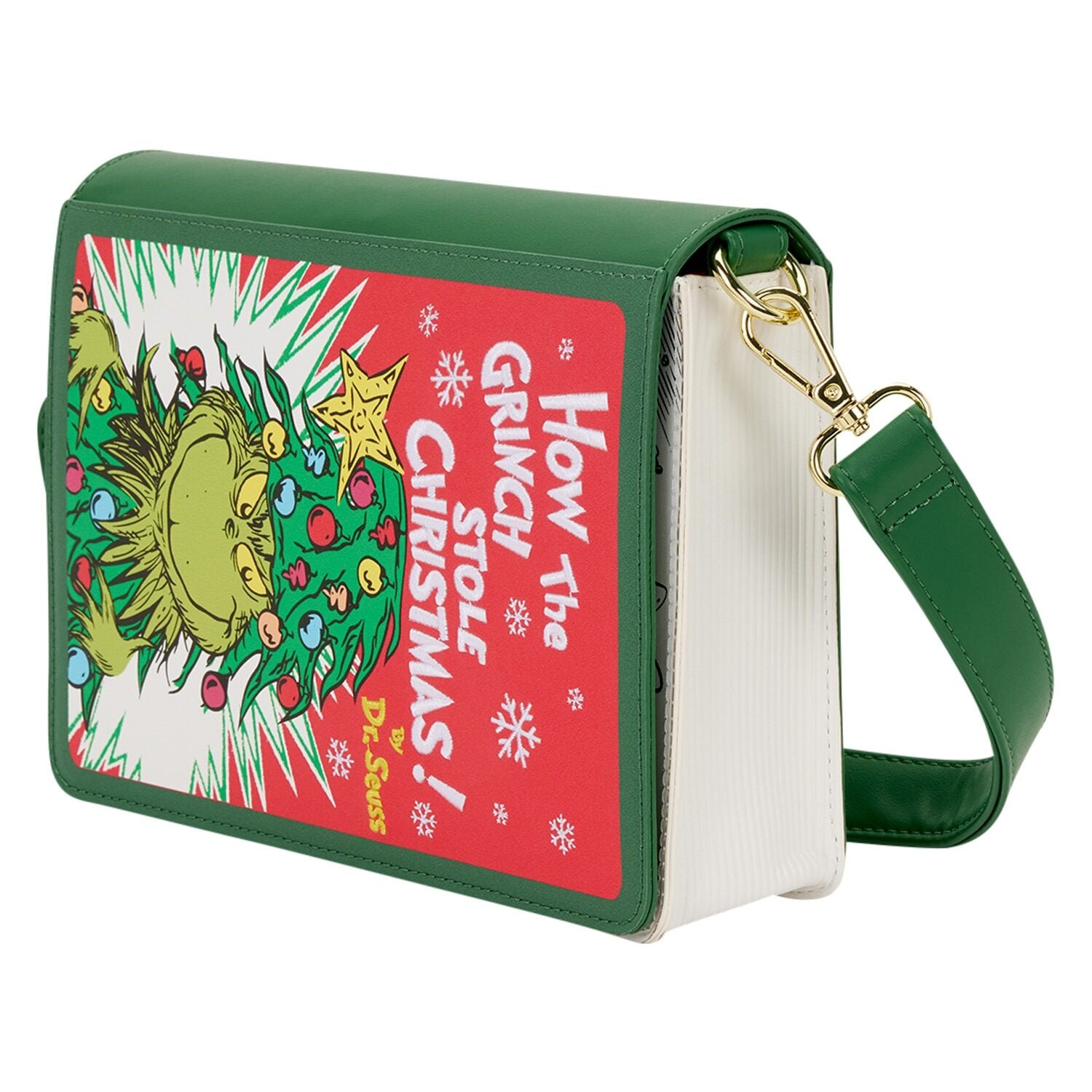 Dr Seuss Grinch Holiday Crossbody β Loungefly