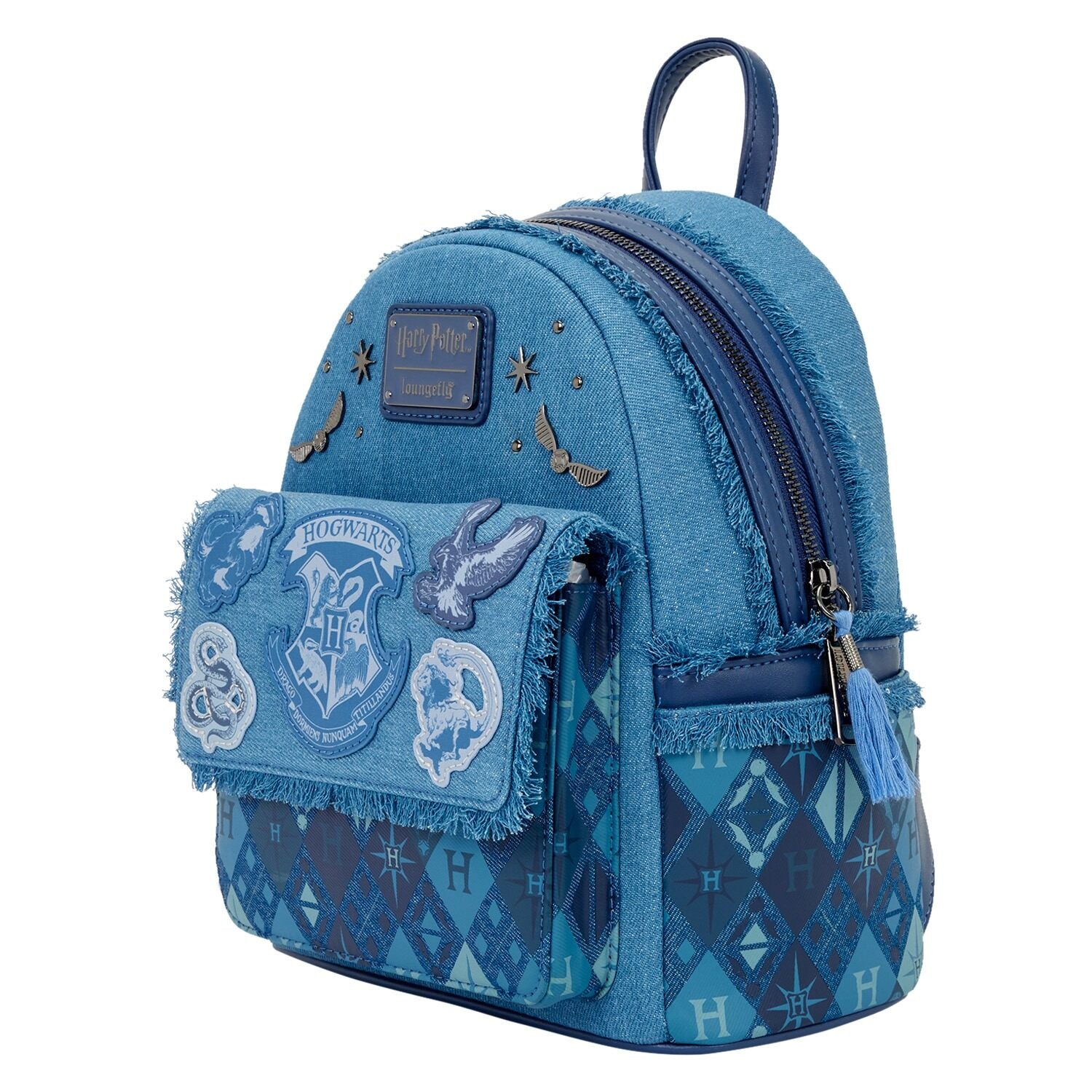 Warner Brothers - Harry Potter Denim Mini Backpack – Loungefly