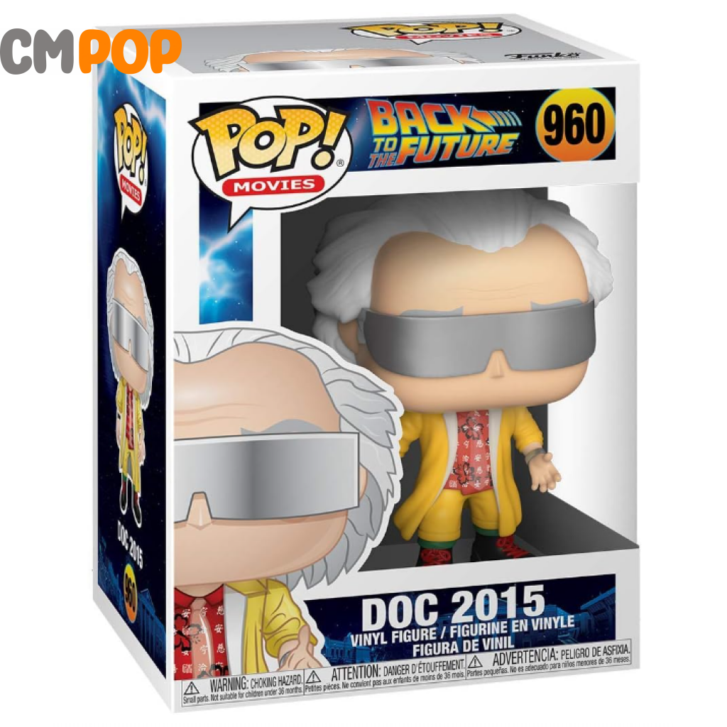 Back To The Future Doc 2015 - #960 Funko Movies Bttf Pop