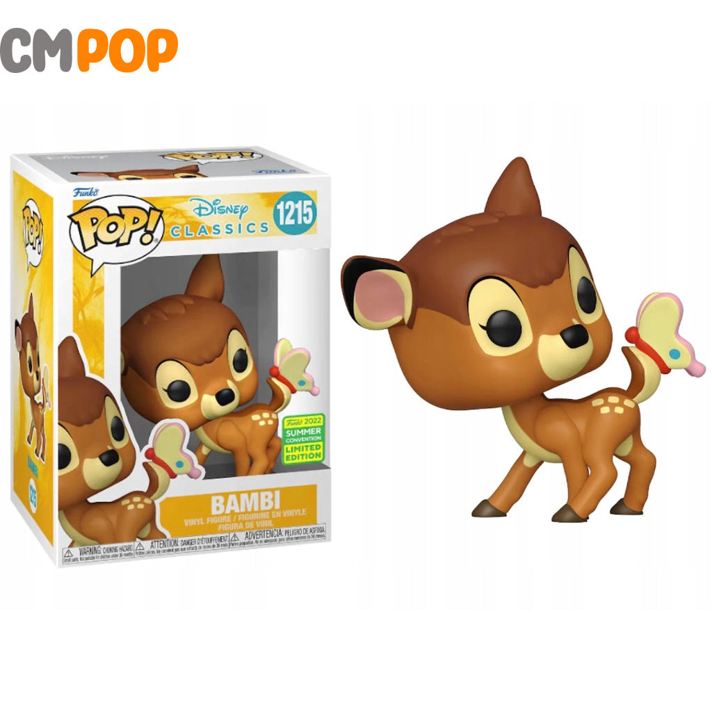 Bambi - #1215 Funko Pop! Disney Classics 2022 Convention Exclusive Pop