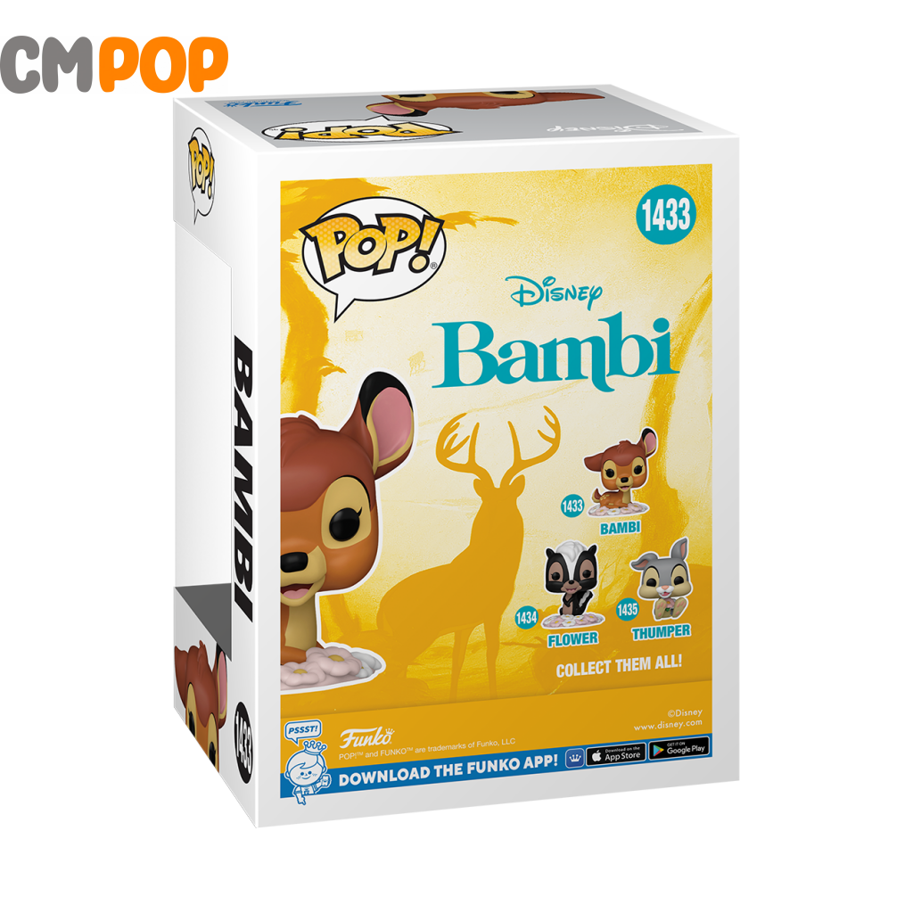 Bambi 80Th Anniversary - #1433 Funko Pop! Disney Pop