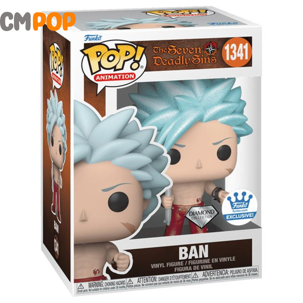 Ban (Diamond) #1391 - Funko Pop! -The Seven Deadly Sins - Animation - Funko Exclusive - Diamond Collection Funko Pop