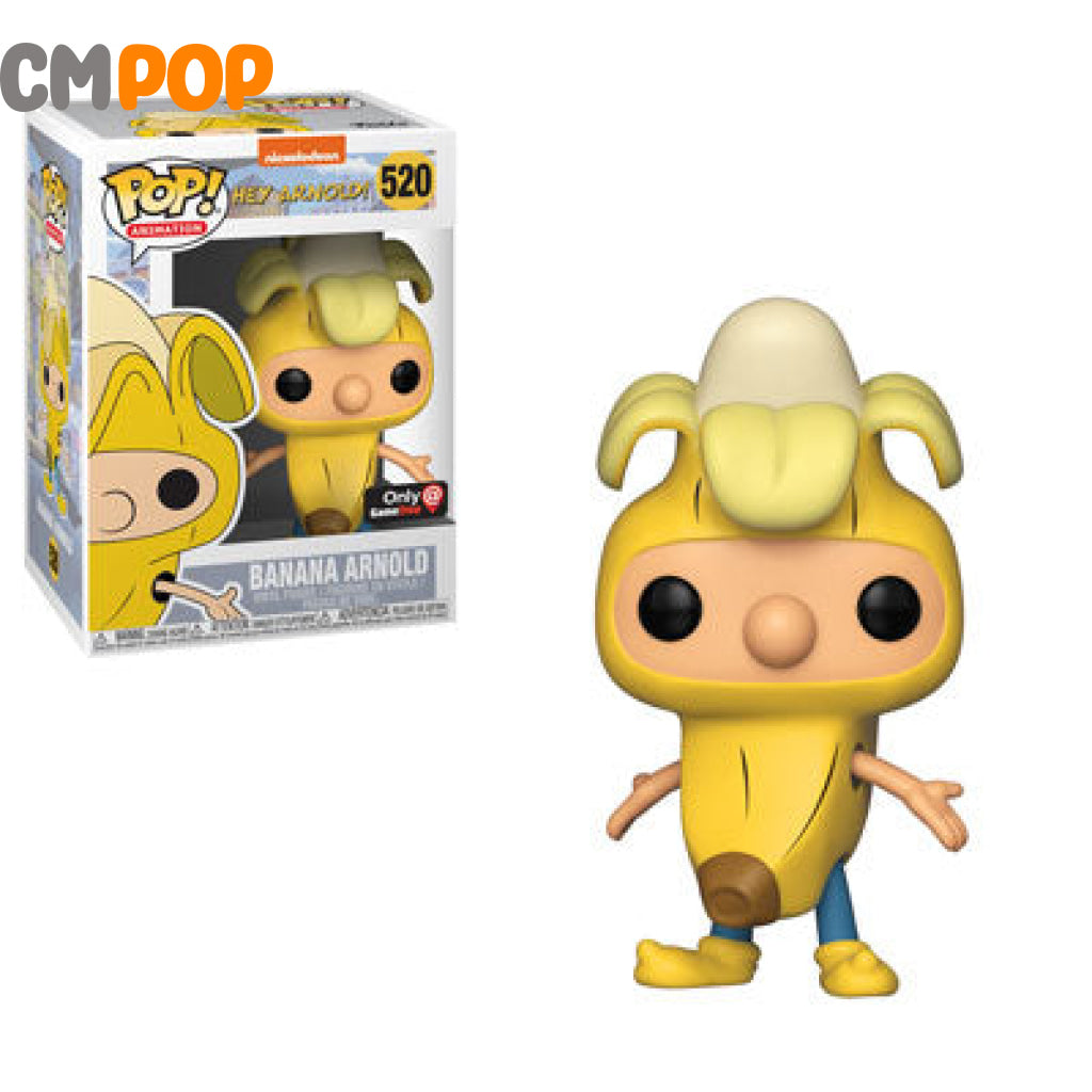 Banana Arnold - #520 Funko Pop! Animation Nickelodeon Hey Game Stop Exclusive Pop